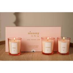 Bambino by Juliana Women's Mini Candle Set Mummy To Be in Light Pink - thumbnail 2