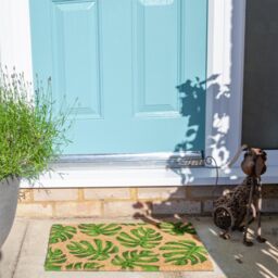 Nicola Spring Coir Door Mats - 90 x 60cm - Monstera - Set of 2 - Size: 60 cm x 90 cm - thumbnail 5