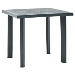 Berkfield Home Garden Table Green 80x75x72 cm Plastic - Size: 80 x 75 x 72 cm - thumbnail 2