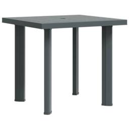 Berkfield Home Garden Table Green 80x75x72 cm Plastic - Size: 80 x 75 x 72 cm - thumbnail 4