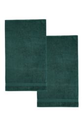 Catherine Lansfield 'Anti Bacterial' Cotton Towels in Dark Green - Size: Bath Sheet - thumbnail 5