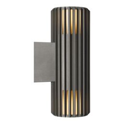 Nordlux Modern Outdoor Wall Light Black Aluminium E27 Coastal/Marine Safe - Mains Powered, IP54 - thumbnail 3