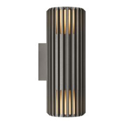 Nordlux Modern Outdoor Wall Light Black Aluminium E27 Coastal/Marine Safe - Mains Powered, IP54 - thumbnail 1