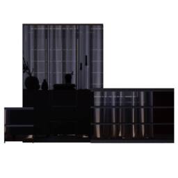 HD Designs Vida Designs Glinton 3 Piece Bedroom Set (2 Drawer Bedside Chest, 6 in Black - thumbnail 2