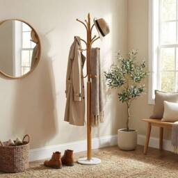 EONLION Gold Metal Hat Coat Stand Umbrella Holder - Size: 500mm - thumbnail 3