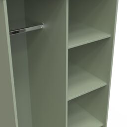 Ready Assembled 2 U Fuji Open Wardrobe (Ready Assembled) in Pale Green - thumbnail 4