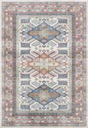 THE RUGS Sara Washable Persian Classic Rug - Soft Durable Polyester Pile in Ivory - Size: 60 cm x 180 cm - thumbnail 2