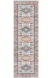THE RUGS Sara Washable Persian Classic Rug - Soft Durable Polyester Pile in Ivory - Size: 60 cm x 180 cm - thumbnail 3