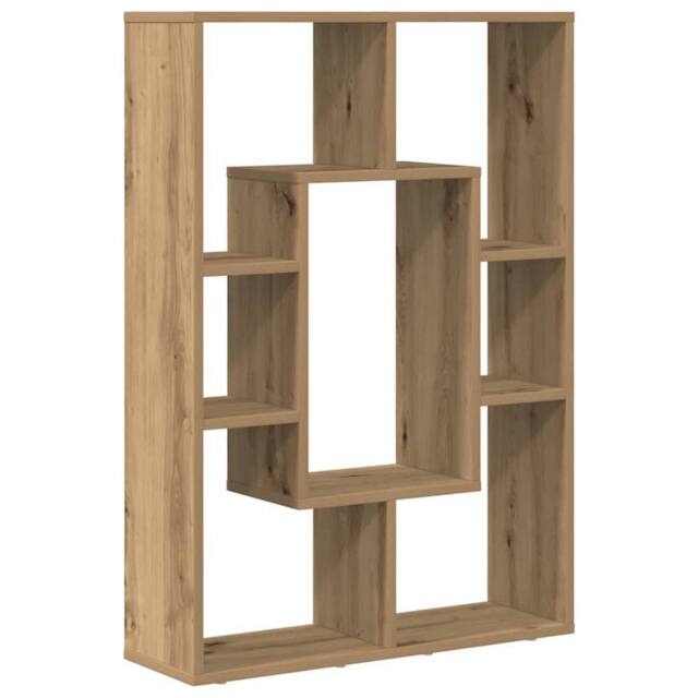 Berkfield Home Bookcase Artisian Oak 63x20x90 cm Engineered Wood in Brown - Size: 63 x 20 x 90 cm - image 1