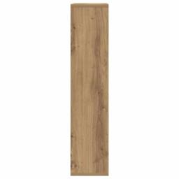 Berkfield Home Bookcase Artisian Oak 63x20x90 cm Engineered Wood in Brown - Size: 63 x 20 x 90 cm - thumbnail 6