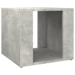 Berkfield Home Bedside Table Concrete Grey 41x40x36 cm Engineered Wood - Size: 41 x 40 x 36 cm - thumbnail 1