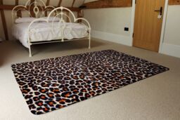 Benjamin Tate Design Print Of Leopard Skin Rug in Natural - Size: Large - thumbnail 3