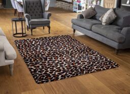 Benjamin Tate Design Print Of Leopard Skin Rug in Natural - Size: Large - thumbnail 2