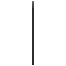 Berkfield Home Wall Mirror Black 100x50 cm Arch Iron - thumbnail 4