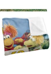 Jim Henson - Fraggle Rock Fraggle 40Th Book Silky Touch Super Soft Throw Blanket 152 X 127 cm in White - thumbnail 3