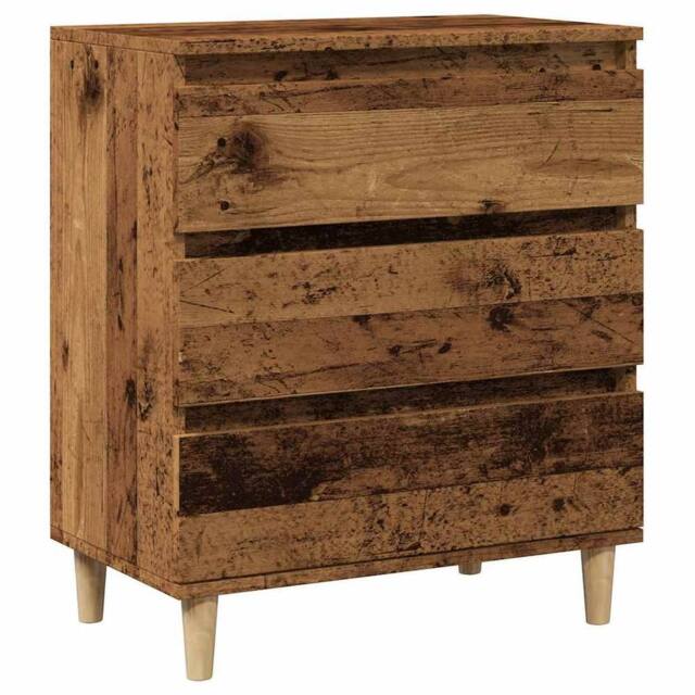 Berkfield Home Sideboard Old Wood 60x35x70 cm Engineered Wood in Brown - Size: 60 x 35 x 70 cm - image 1