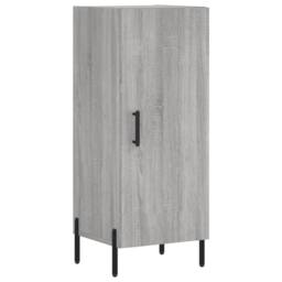 Berkfield Home Highboard Grey Sonoma 34.5x34x180 cm Engineered Wood - thumbnail 7