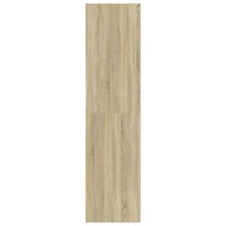 Berkfield Home Wardrobe Sonoma Oak 80x50x200 cm Engineered Wood in Brown - Size: 80 x 50 x 200 cm - thumbnail 5