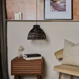 ValueLights Lobster Pot Style Ceiling Pendant Light Lamp Shade in Brown - thumbnail 1