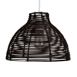 ValueLights Lobster Pot Style Ceiling Pendant Light Lamp Shade in Brown - thumbnail 6