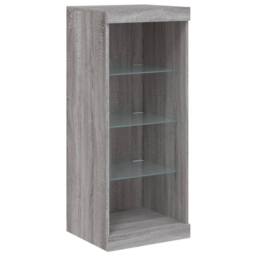 Berkfield Home Sideboards with LED Lights 3 pcs Grey Sonoma Engineered Wood - thumbnail 8