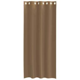 Berkfield Home Voile Curtains with Grommets 2 pcs Light Brown - thumbnail 4