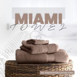 GAVENO CAVAILIA Miami Towel in Chocolate - thumbnail 2