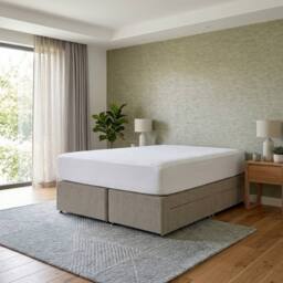 REGIONAL FURNISHINGS 30CM Memory Foam Mattress Orthopaedic Medium Firm 3FT 4FT 4FT6 5FT 6FT in White - Size: Single - thumbnail 3