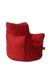 Bean Lazy Cotton Red Stars Bean Bag Arm Chair with Beans Child / Teen size - Size: Large - thumbnail 2