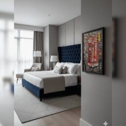 HOME LUXE INTERIOR London Telephone Box Neon LED Wall Art - 40x60cm Urban Canvas USB - Size: 40x60 cm - thumbnail 7