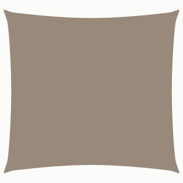 Berkfield Home Sunshade Sail Oxford Fabric Square 3x3 m Taupe - image 1