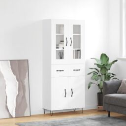 Berkfield Home Highboard White 69.5x34x180 cm Engineered Wood