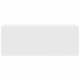 Berkfield Home Bathroom Wall Cabinet White 80x25x30 cm Engineered Wood - Size: 80 x 25 x 30 cm - thumbnail 6