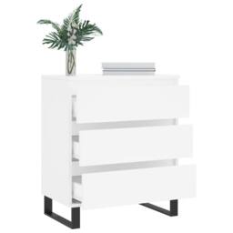 Berkfield Home Sideboard White 60x35x70 cm Engineered Wood - Size: 60 x 35 x 70 cm - thumbnail 4