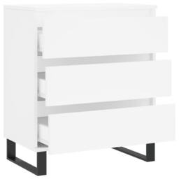 Berkfield Home Sideboard White 60x35x70 cm Engineered Wood - Size: 60 x 35 x 70 cm - thumbnail 6