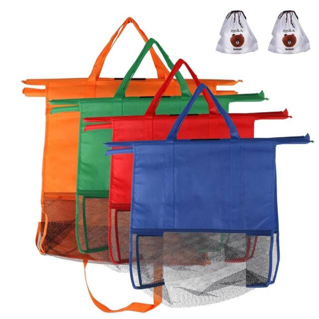 EONLION Trolley Bags Original Vibe - Set of 4 Reusable Shopping Bags - image 1