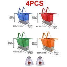 EONLION Trolley Bags Original Vibe - Set of 4 Reusable Shopping Bags - thumbnail 2