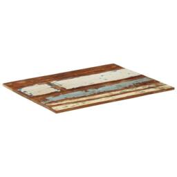 Berkfield Home Rectangular Table Top 70x90 cm 15-16 mm Solid Reclaimed Wood - thumbnail 3