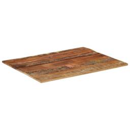 Berkfield Home Rectangular Table Top 70x90 cm 15-16 mm Solid Reclaimed Wood - thumbnail 4