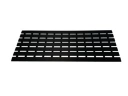 Nicoman PVC Duckboard Anti Slip Shower Mat Bath Mat 61cm x 25cm in Black - Size: 61 cm x 25 cm - thumbnail 5