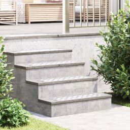 Berkfield Home Aluminium Checker Plates 4 pcs Anti-Slip 60x20 cm in Silver - Size: Medium - thumbnail 1