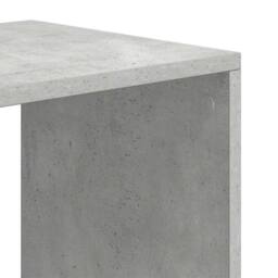 Berkfield Home Book Cabinet Concrete Grey 66x31x112 cm Engineered Wood - Size: 66 x 31 x 112 cm - thumbnail 7