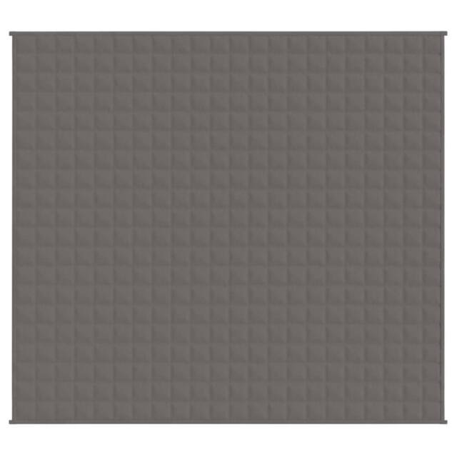 Berkfield Home Weighted Blanket Grey 200x220 cm 13 kg Fabric - image 1