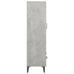 Berkfield Home Highboard Concrete Grey 70x31x115 cm Engineered Wood - Size: 70 x 31 x 115 cm - thumbnail 7