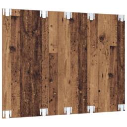 Berkfield Home Wall TV Cabinet Old wood Engineered wood in Brown - thumbnail 7
