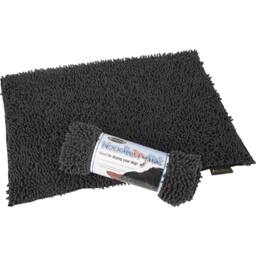 Scruffs Noodle Dog Drying Mat in Grey - Size: 90 cm x 60 cm