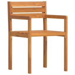 Berkfield Home 3 Piece Garden Dining Set Solid Wood Acacia in Brown - thumbnail 6