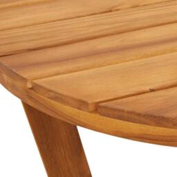 Berkfield Home 3 Piece Garden Dining Set Solid Wood Acacia in Brown - thumbnail 9
