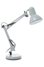 Orsina Studio Matte Grey Metal Desk Lamp, Adjustable Anglepoise Design Tall Table Lamps, Contemporary Desk Lamp - thumbnail 2