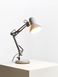Orsina Studio Matte Grey Metal Desk Lamp, Adjustable Anglepoise Design Tall Table Lamps, Contemporary Desk Lamp - thumbnail 4